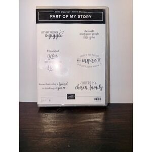 Stampin Up‎ Part Of My Story Cling Stamp Set Sale A Bration New